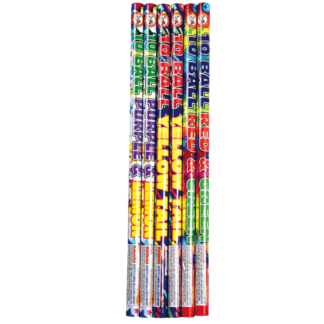 10 Ball Roman Candle - 6 Pack