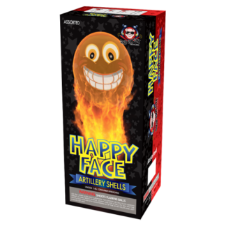 Happy Face Artillery Ball Shells - 6 Breaks