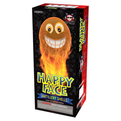 Happy Face Artillery Ball Shells - 6 Breaks
